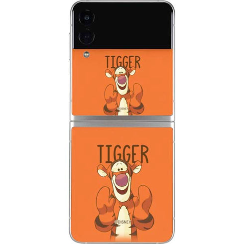 Disney Winnie the Pooh Tigget Portrait Galaxy Z Flip4 5G Skin